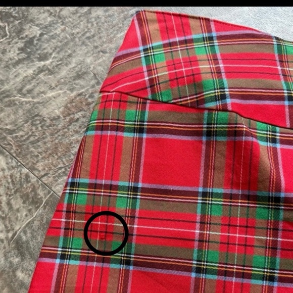 Lilly Pulitzer Red‎ Tartan Plaid Skort Size 4 - Picture 6 of 8